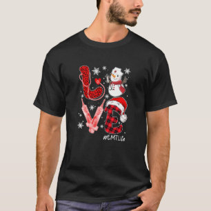 Funny Liebe Emt Life Nurse Stethoscope Leopard Chr T-Shirt