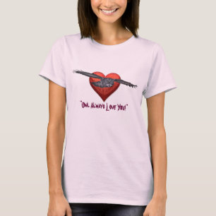 Funny Liebe Flying Great Gray Owl Wildlife Art T-Shirt
