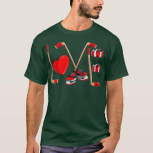 Funny Liebe Hockey Valentinstag Kleinkind Boys Kin T-Shirt