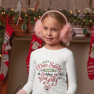 Funny Lieber Weihnachten Bitte definieren Schöne W T-Shirt