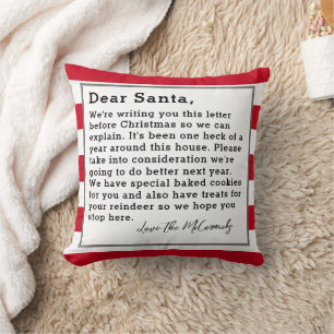 Funny Lieber Weihnachtsweihnachtsfamilie Custom Kissen