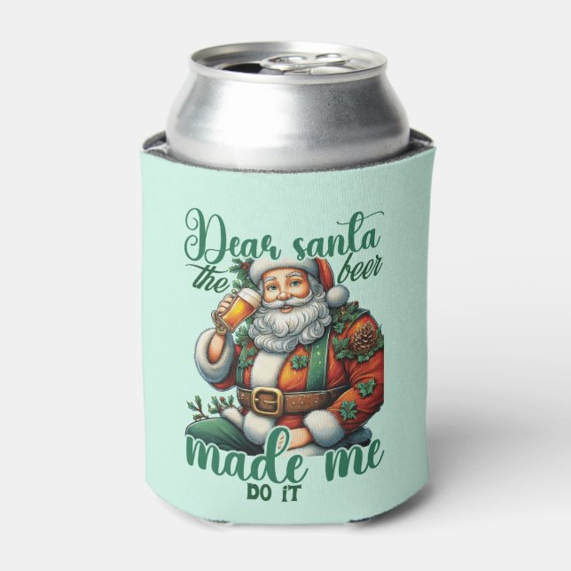 Funny Liebes Weihnachtswort Kunst Dosenkühler (Kanne Vorderseite)