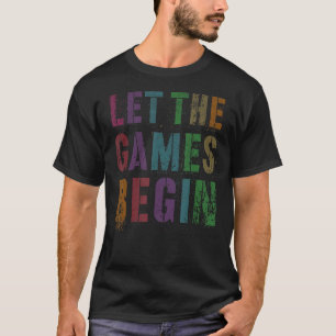 Funny LIESS DIE SPIELE BEGIN Fantasy Football Comm T-Shirt