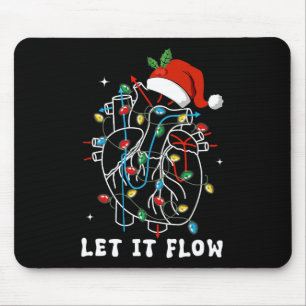 Funny Ließ es fließt Anatomie Herz Herz Herz Nurse Mousepad