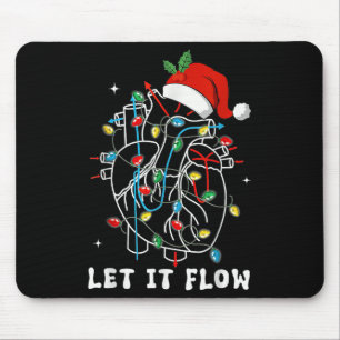 Funny Ließ es fließt Anatomie Herz Herz Herz Nurse Mousepad