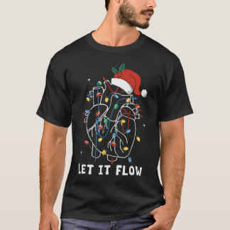 Funny Ließ es fließt Anatomie Herz Herz Herz Nurse T-Shirt