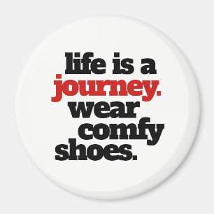 Funny Life ist eine Reise ... Magnet