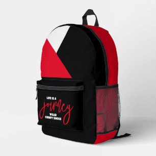 Funny Life ist eine Reise-Wear Comfy Shoes Bedruckter Rucksack