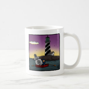 Funny Lighthouse Spaß Tasse