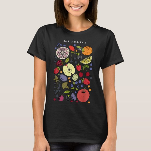 Funny Lil Fruity Lgbtq Subtle Lesbian Lgbtq Pride T-Shirt (Vorderseite)