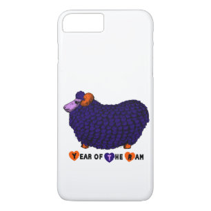 Funny Lila Ram Chinese Year Zodiac iPhone Case-Mate iPhone Hülle