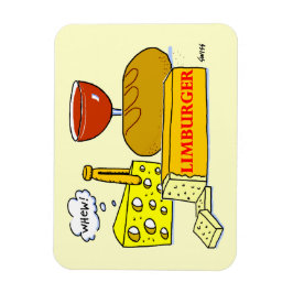 Funny Limburger Cheese Cartoon Large Magnet