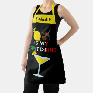 Funny Limoncello Spirit Drink Design Schürze