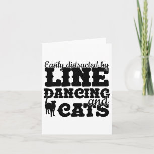 Funny Line Dance Shirt Line Tänzer Quote Line Danc Karte