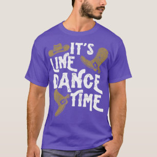 Funny Line Tanz Country Dance Western Hats Boot T-Shirt