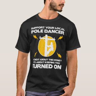 Funny Lineman Designs Men Vater Spaß Liebe Electro T-Shirt