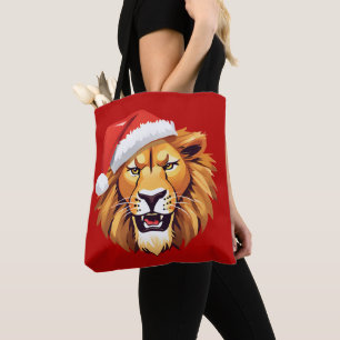 Funny Lion Safari Tiere Weihnachtskostüm Tasche
