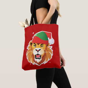 Funny Lion Safari Tiere Weihnachtskostüm Tasche
