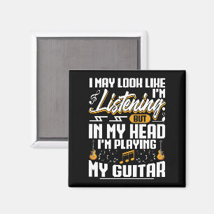 Funny Listening in meinem Kopf spiele ich meine Gi Magnet