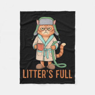 Funny Litter’s Full Cat Parody Cute Cat Lover Chri Fleecedecke