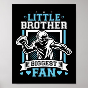 Funny Little Brother Großer Fanfußball Poster