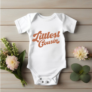 Funny Littlest Cousin Braune Matching Family Baby Strampler