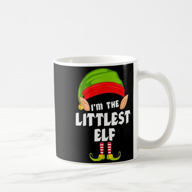 Funny Littlest Elf Matching Family Group Pj Christ Kaffeetasse (Rechts)