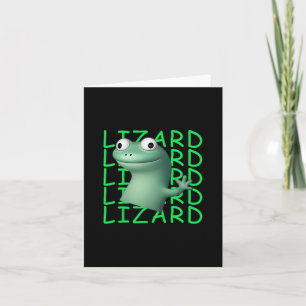 Funny Lizard Lizard Lizard Meme Viral Trending for Karte