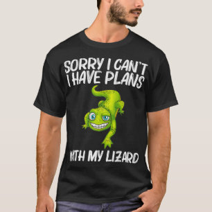 Funny Lizard Lover Design für Männer Frauen Rept T-Shirt
