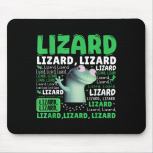 Funny Lizard Meme Animal Women Men _3 Mousepad