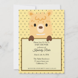 Funny Llama Baby Shower Einladung