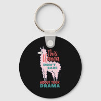 Funny Llama Cartoon kümmert sich nicht um dein Dra
