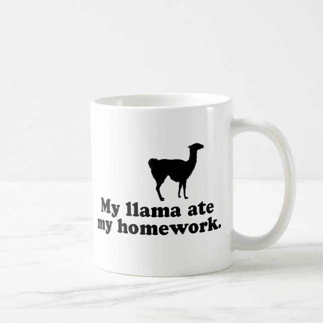 Funny Llama Kaffeetasse (Rechts)