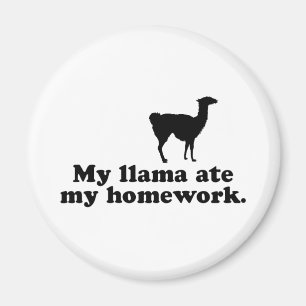 Funny Llama Magnet