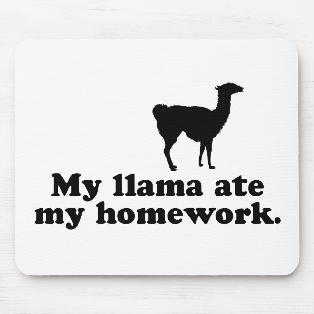 Funny Llama Mousepad (Vorne)