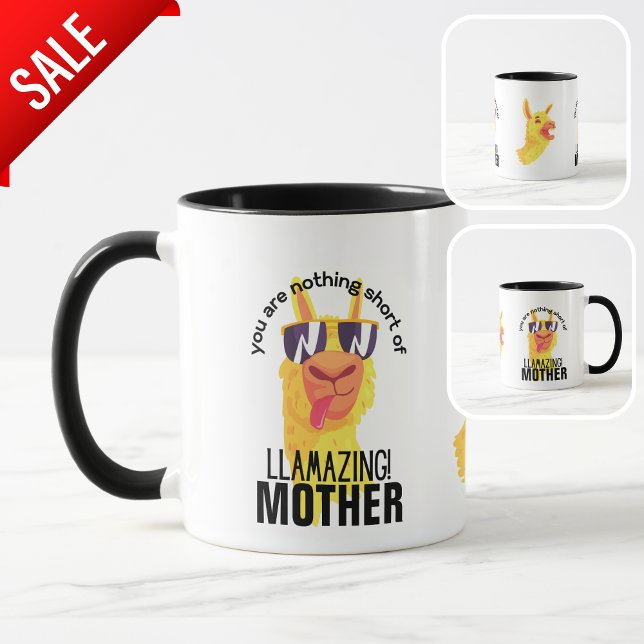 FUNNY LLAMA Sie sind Phantastisch MUTTER GRANDMA N Kaffeetasse (Von Creator hochgeladen)
