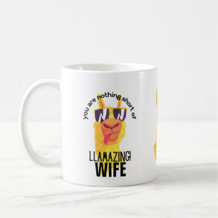 FUNNY LLAMA Sie sind Phantastische EHEFRAU MUTTER Kaffeetasse