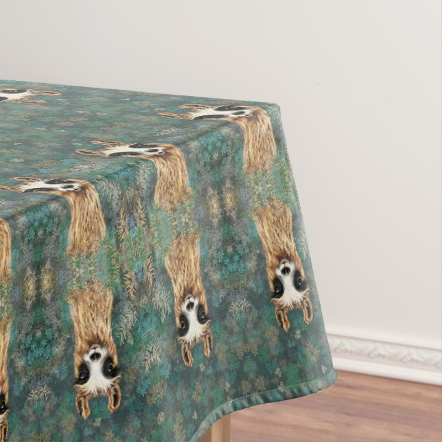 Funny Llama Tablecloth Tischdecke (Beispiel)