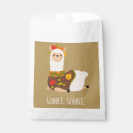Funny Llama Türkei Erntedank Geschenktütchen