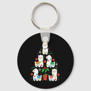 Funny Llama Weihnachtsbaum Dekoration Geschenk Wom Schlüsselanhänger