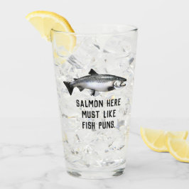 Funny Lmon Fishing Puns Männer Joke Glas