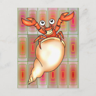 Funny Lobster Postkarte