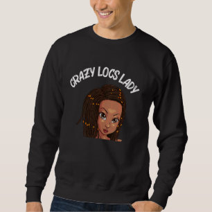 Funny Locations for Women Mama Dreadlock Braid Hai Sweatshirt