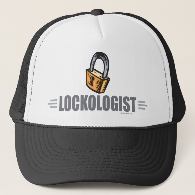 Funny Locksmith Truckerkappe (Vorderseite)