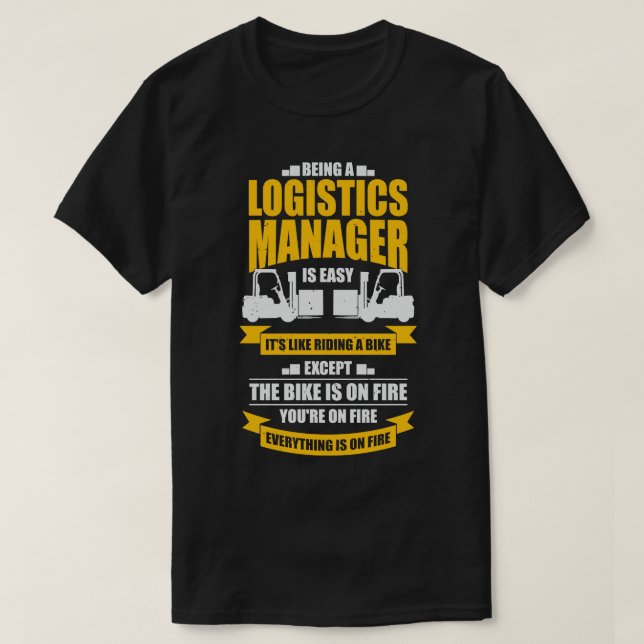 Funny Logistics Warehouse Manager - Geschenk T-Shirt (Design vorne)