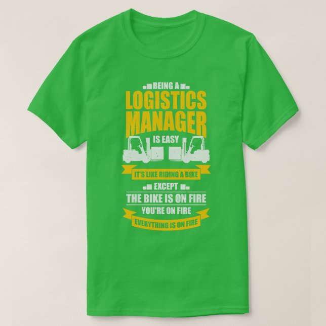 Funny Logistics Warehouse Manager - Geschenk T-Shirt (Design vorne)