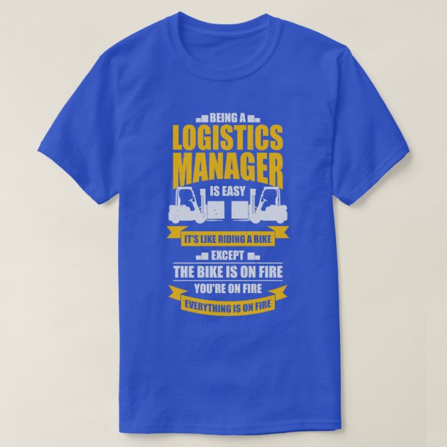 Funny Logistics Warehouse Manager - Geschenk T-Shirt (Design vorne)