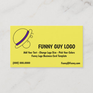 Funny Logos Clown Visitenkarte