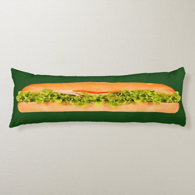 Funny Long Sandwich Kopfkissen Seitenschläferkissen (Vorderseite)