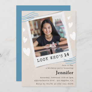 Funny Look qui reçoit des invitations pour 14e ann